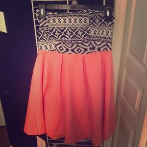 Peach Summer Dress